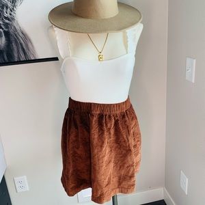 Corduroy skirt